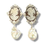 Orecchini Mandile 1922 Donna Cammei  in Argento Conchiglia 2CEPC120413